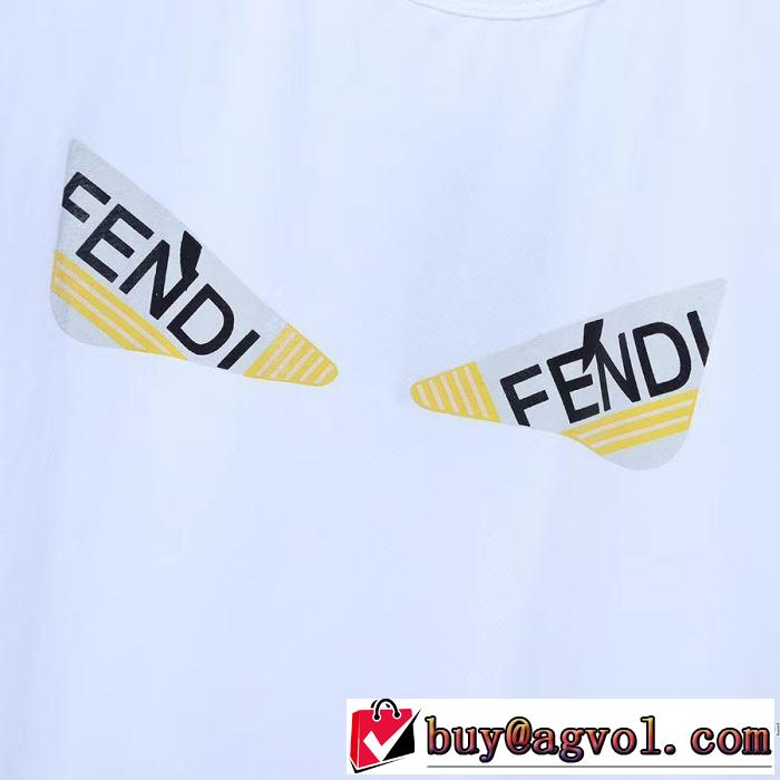 通勤通学どちらでも使え フェンディ3色可選  FENDI 限定アイテムが登場 半袖Tシャツ