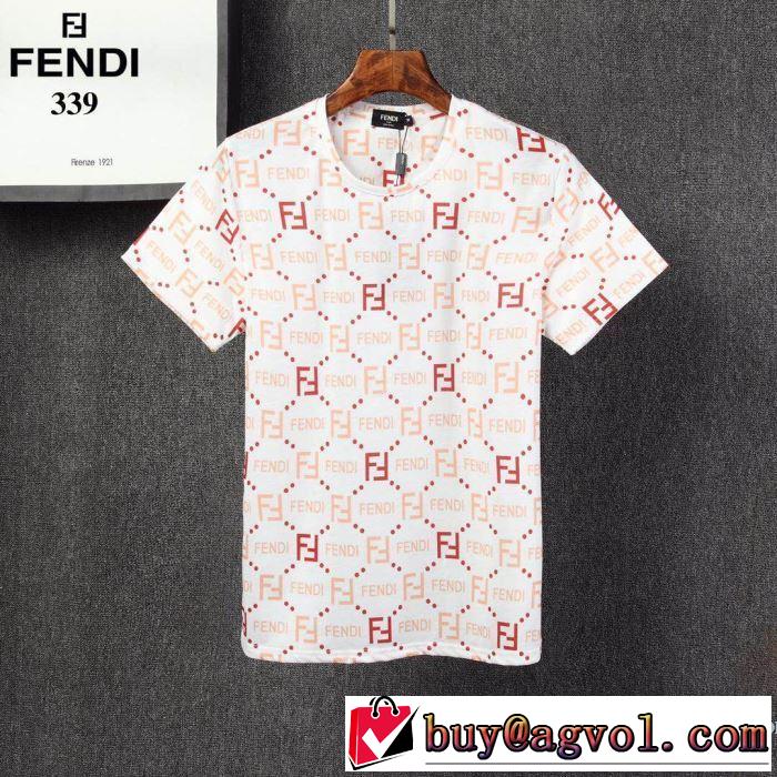 2020年春夏コレクション 3色可選 半袖Tシャツ 注目されている フェンディ FENDI 注目度が上昇中