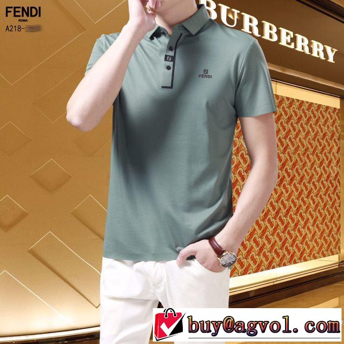 3色可選 最先端のスタイル フェンディ FENDI 2020SS人気 半袖Tシャツ 今回注目する