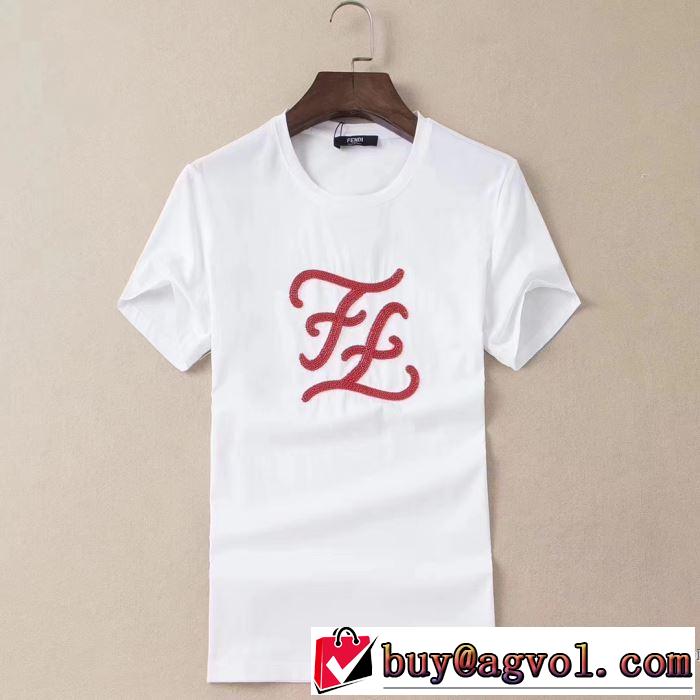 コーデの完成度を高める 半袖Tシャツ 3色可選 お手頃プライス フェンディ FENDI さらに魅力的