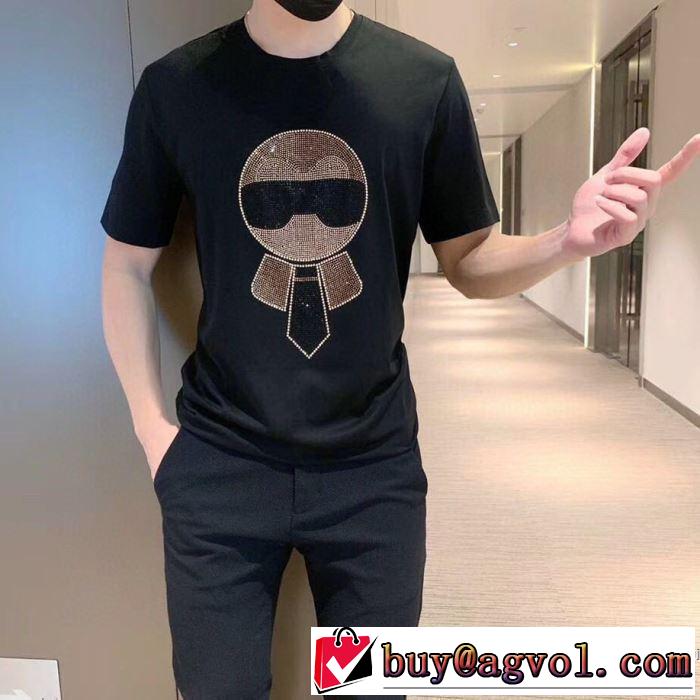 半袖Tシャツ 2色可選 ストリート界隈でも人気 フェンディストリート系に大人気 FENDI 最新の入荷商品