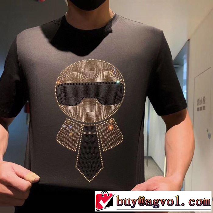 半袖Tシャツ 2色可選 ストリート界隈でも人気 フェンディストリート系に大人気 FENDI 最新の入荷商品