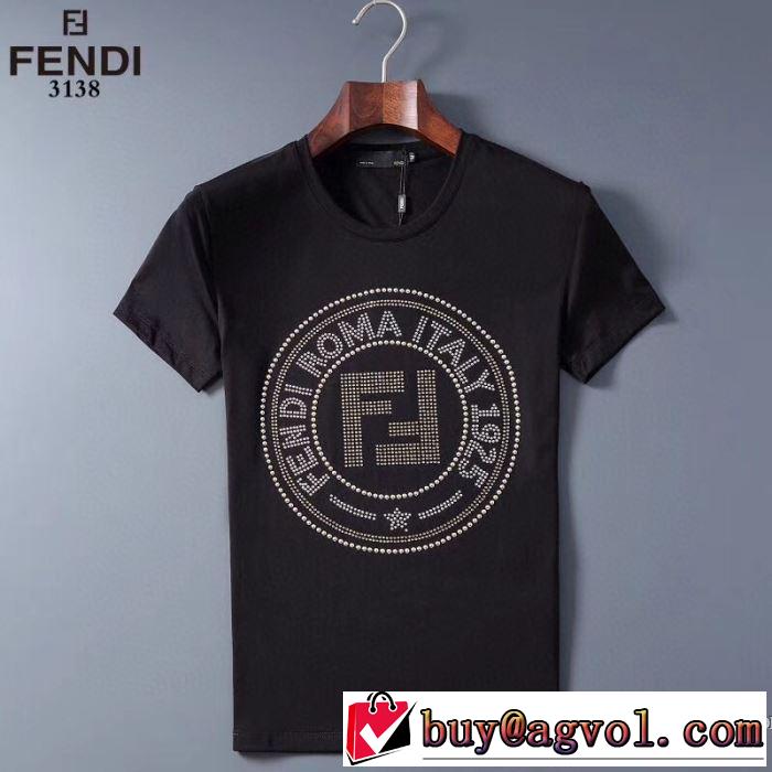 2色可選 トレンド最先端のアイテム フェンディ FENDI 半袖Tシャツ どのアイテムも手頃な価格で