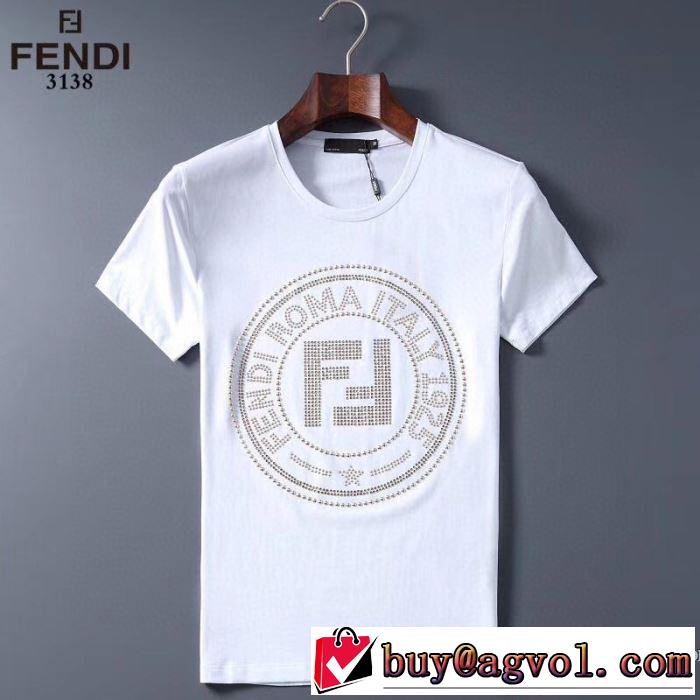 2色可選 トレンド最先端のアイテム フェンディ FENDI 半袖Tシャツ どのアイテムも手頃な価格で