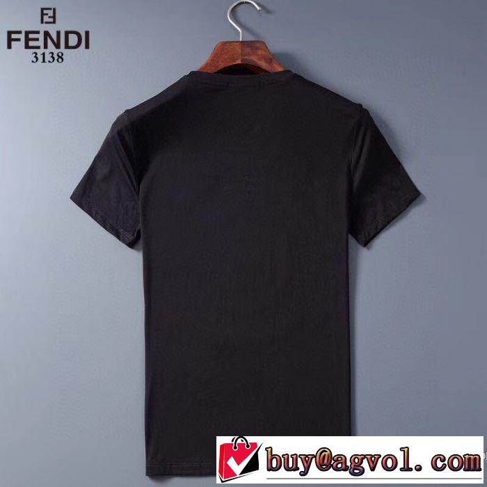 2色可選 トレンド最先端のアイテム フェンディ FENDI 半袖Tシャツ どのアイテムも手頃な価格で