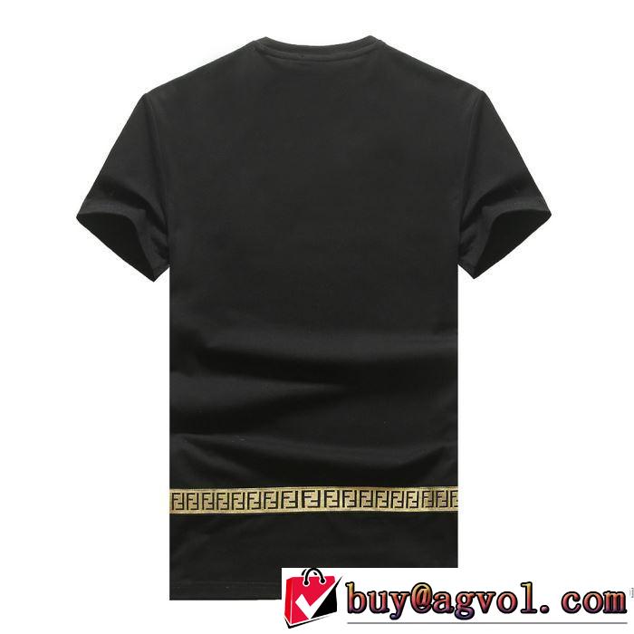 ファッションに取り入れよう 3色可選 フェンディ FENDI 人気ランキング最高 半袖Tシャツ争奪戦必至