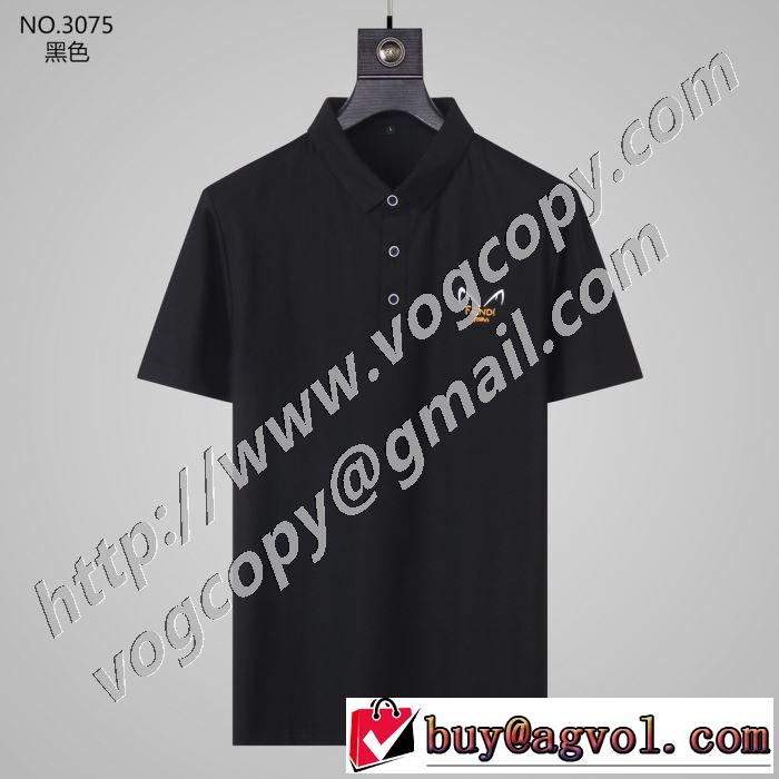 2020年春夏コレクション 半袖Tシャツ 2色可選 質の高い新品 フェンディ FENDI 最先端のスタイル