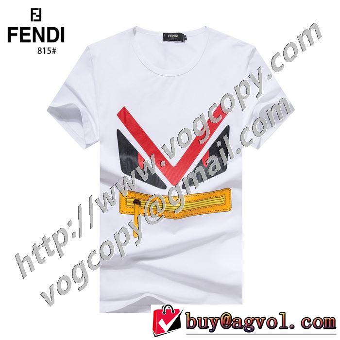 2色可選 オススメのアイテムを見逃すな フェンディ FENDI コーデの完成度を高める 半袖Tシャツ