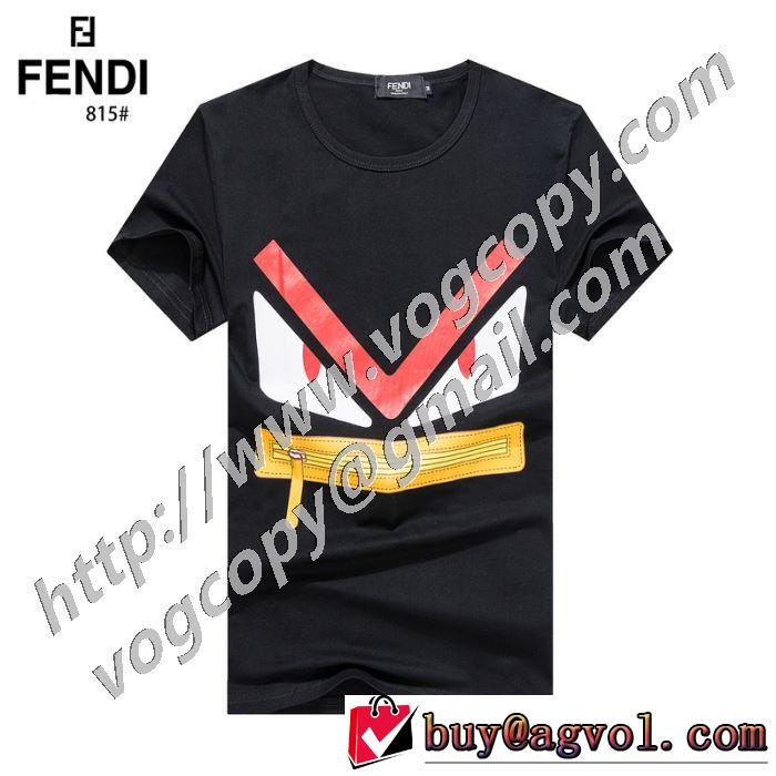 2色可選 オススメのアイテムを見逃すな フェンディ FENDI コーデの完成度を高める 半袖Tシャツ