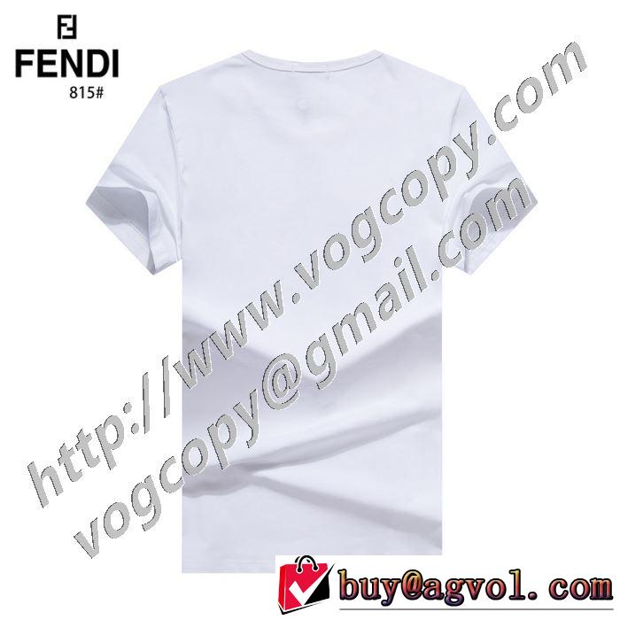 2色可選 オススメのアイテムを見逃すな フェンディ FENDI コーデの完成度を高める 半袖Tシャツ