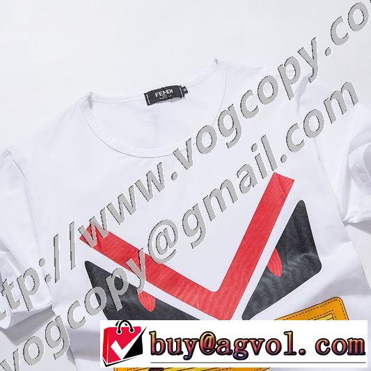 2色可選 オススメのアイテムを見逃すな フェンディ FENDI コーデの完成度を高める 半袖Tシャツ