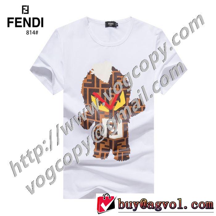 半袖Tシャツ この時期の一番人気は2色可選  フェンディ FENDI  シンプルなファッション