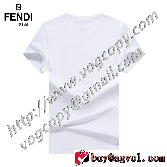 半袖Tシャツ この時期の一番人気は2色可選  フェンディ FENDI  シンプルなファッション