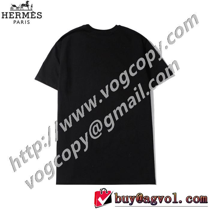 半袖Tシャツ 3色可選 20新作です エルメスストリート系に大人気  HERMES  デザインお洒落