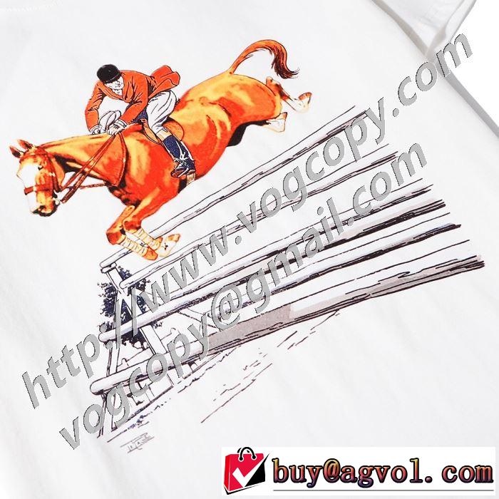 半袖Tシャツ 3色可選 20新作です エルメスストリート系に大人気  HERMES  デザインお洒落
