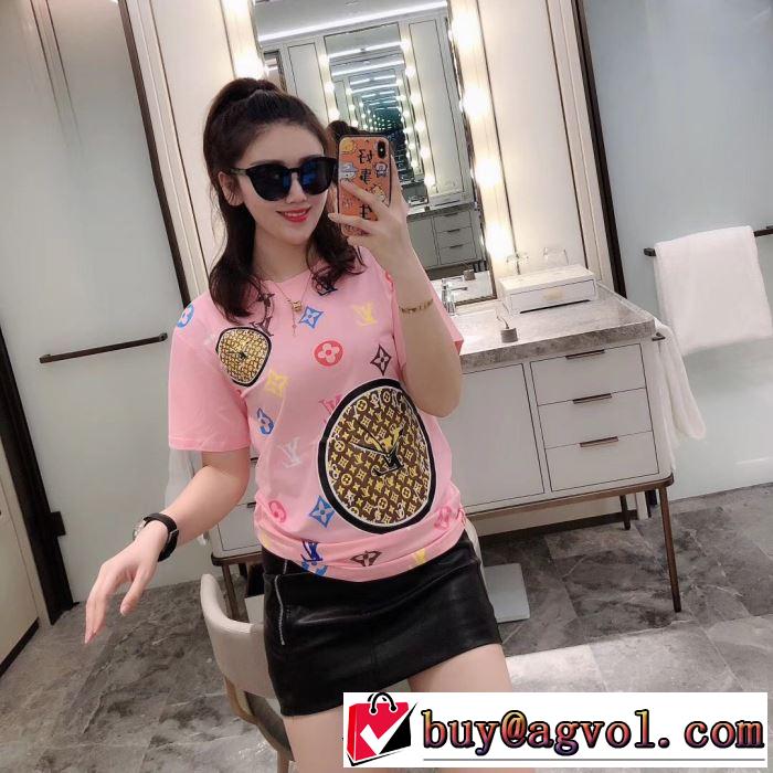 多色可選 ルイ ヴィトン高級感のある素材  LOUIS VUITTON 2020年春限定 半袖Tシャツ 海外大人気