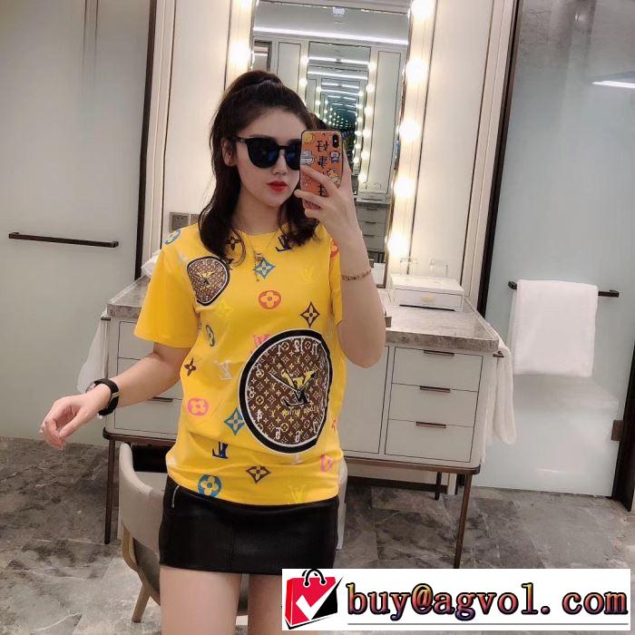 多色可選 ルイ ヴィトン高級感のある素材  LOUIS VUITTON 2020年春限定 半袖Tシャツ 海外大人気