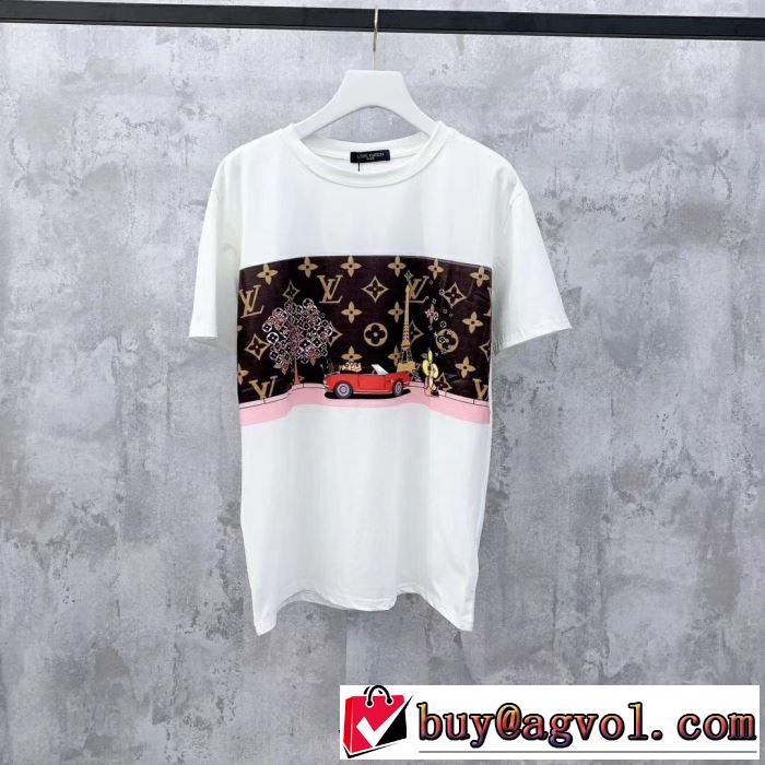 普段のファッション ルイ ヴィトン LOUIS VUITTON 大人気のブランドの新作 半袖Tシャツ