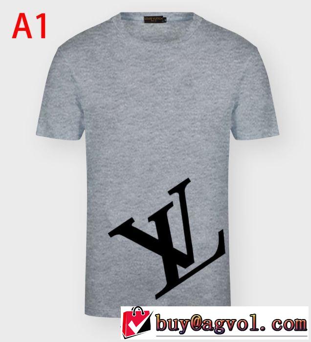 普段使いにも最適なアイテム 多色可選 半袖Tシャツ ストリート感あふれ ルイ ヴィトン LOUIS VUITTON
