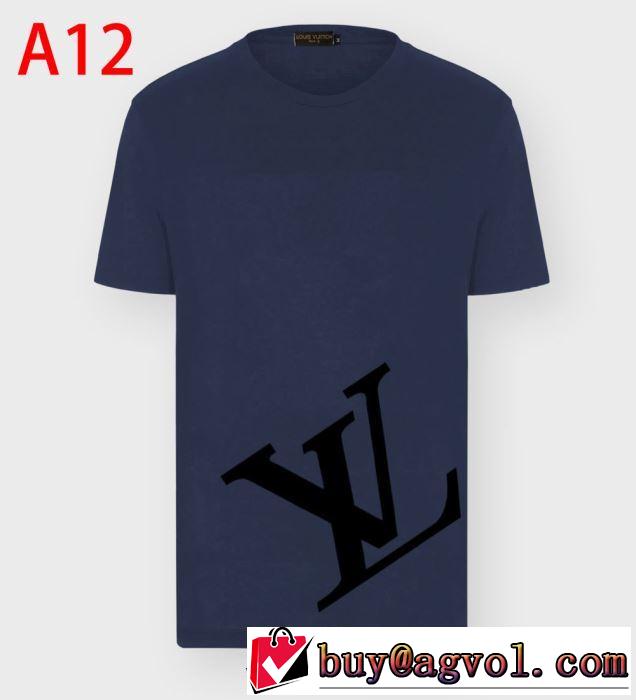 普段使いにも最適なアイテム 多色可選 半袖Tシャツ ストリート感あふれ ルイ ヴィトン LOUIS VUITTON