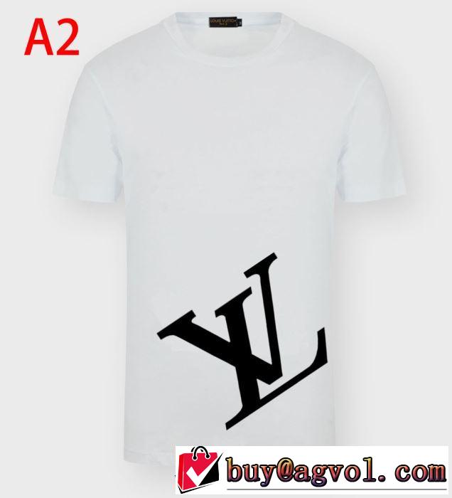 普段使いにも最適なアイテム 多色可選 半袖Tシャツ ストリート感あふれ ルイ ヴィトン LOUIS VUITTON