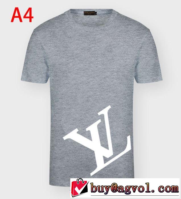 普段使いにも最適なアイテム 多色可選 半袖Tシャツ ストリート感あふれ ルイ ヴィトン LOUIS VUITTON