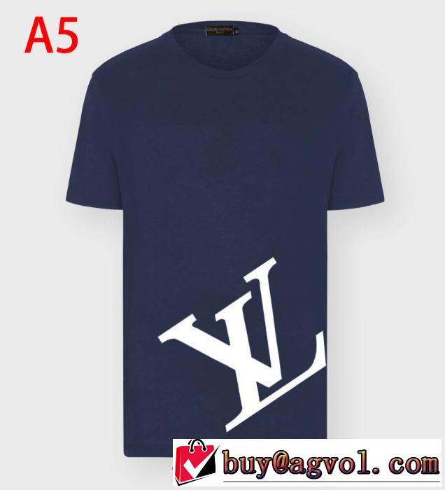 普段使いにも最適なアイテム 多色可選 半袖Tシャツ ストリート感あふれ ルイ ヴィトン LOUIS VUITTON