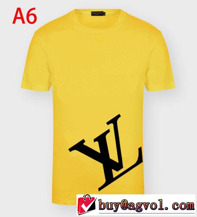 普段使いにも最適なアイテム 多色可選 半袖Tシャツ ストリート感あふれ ルイ ヴィトン LOUIS VUITTON