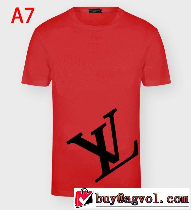 普段使いにも最適なアイテム 多色可選 半袖Tシャツ ストリート感あふれ ルイ ヴィトン LOUIS VUITTON