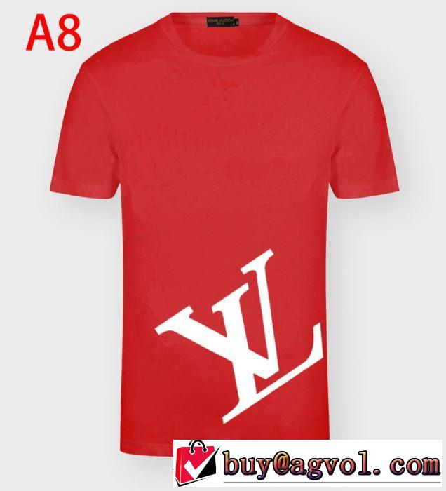 普段使いにも最適なアイテム 多色可選 半袖Tシャツ ストリート感あふれ ルイ ヴィトン LOUIS VUITTON
