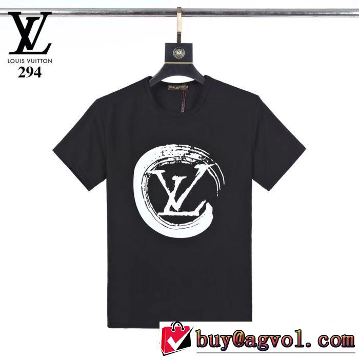 2020年春限定 3色可選 半袖Tシャツ 幅広いアイテムを展開 ルイ ヴィトン LOUIS VUITTON