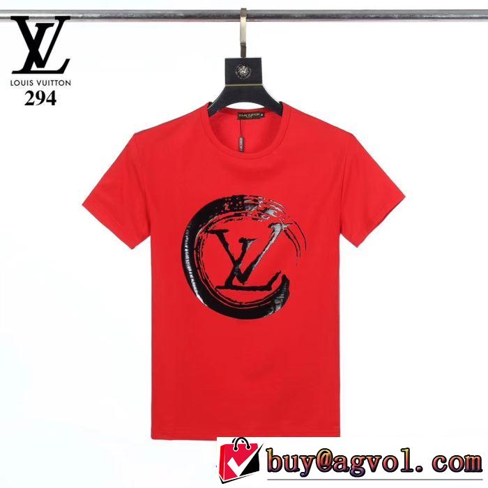 2020年春限定 3色可選 半袖Tシャツ 幅広いアイテムを展開 ルイ ヴィトン LOUIS VUITTON