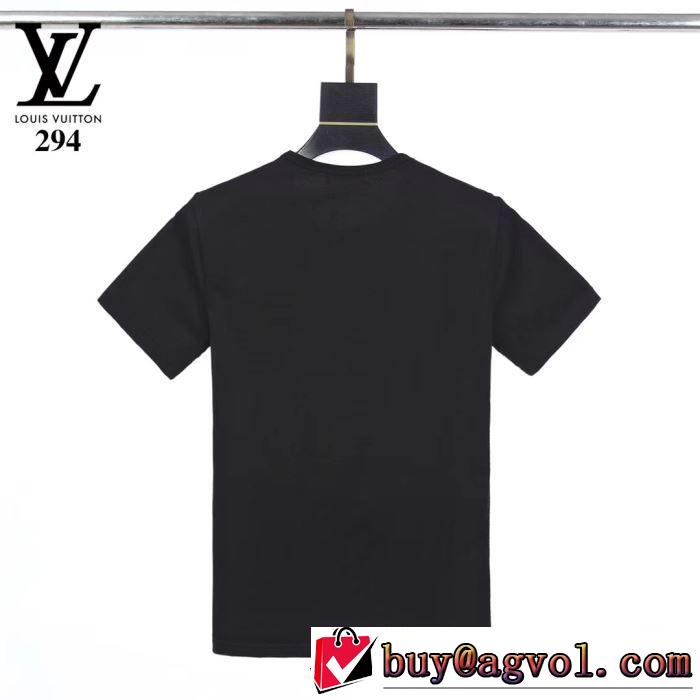 2020年春限定 3色可選 半袖Tシャツ 幅広いアイテムを展開 ルイ ヴィトン LOUIS VUITTON