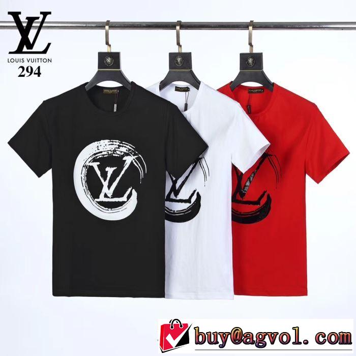 2020年春限定 3色可選 半袖Tシャツ 幅広いアイテムを展開 ルイ ヴィトン LOUIS VUITTON