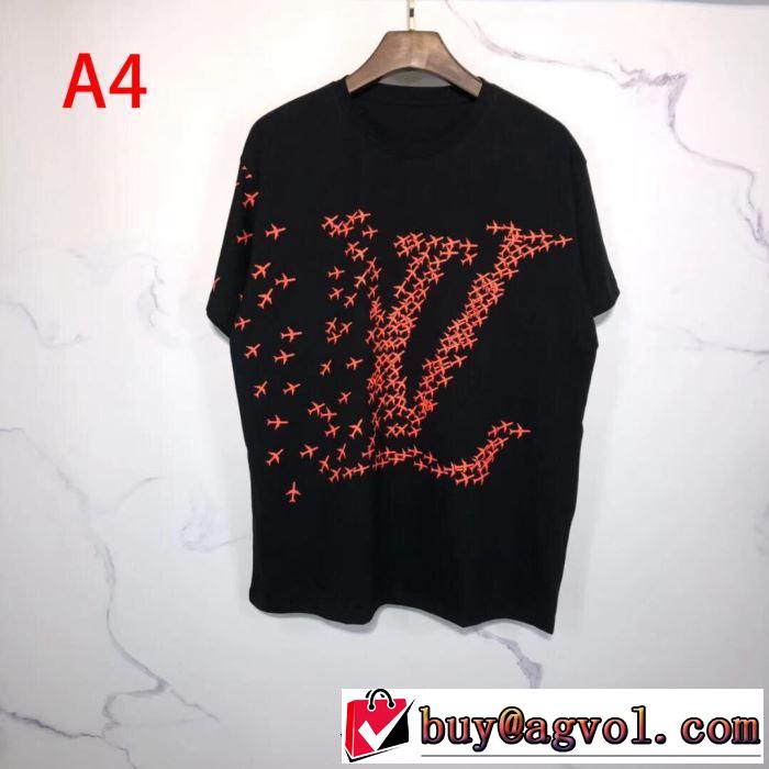今なお素敵なアイテムだ 多色可選 ルイ ヴィトン今年の春トレンド  LOUIS VUITTON 半袖Tシャツ大人の新作こそ