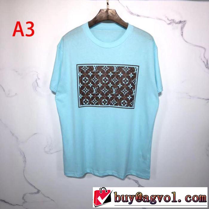多色可選 おしゃれに大人の必見 ルイ ヴィトン 2020モデル  LOUIS VUITTON 半袖Tシャツストリート感あふれ