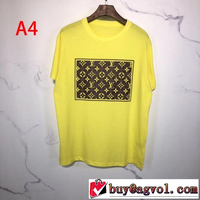 多色可選 おしゃれに大人の必見 ルイ ヴィトン 2020モデル  LOUIS VUITTON 半袖Tシャツストリート感あふれ