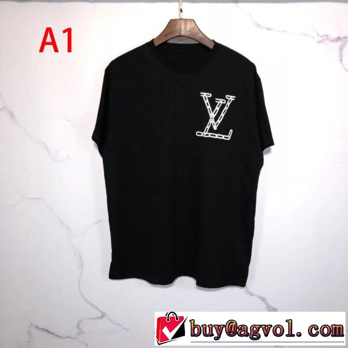 半袖Tシャツ 多色可選 普段使いにも最適なアイテム ルイ ヴィトン LOUIS VUITTON ストリート界隈でも人気