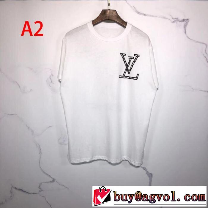 半袖Tシャツ 多色可選 普段使いにも最適なアイテム ルイ ヴィトン LOUIS VUITTON ストリート界隈でも人気