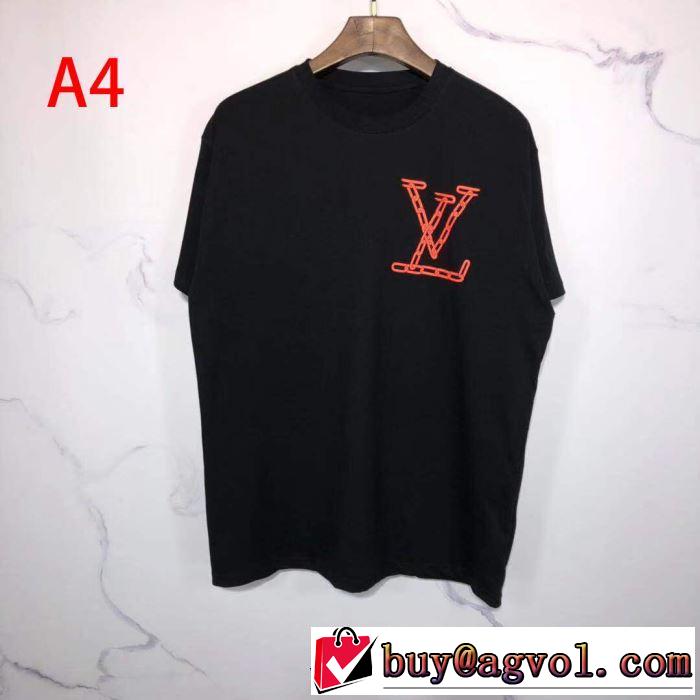 半袖Tシャツ 多色可選 普段使いにも最適なアイテム ルイ ヴィトン LOUIS VUITTON ストリート界隈でも人気