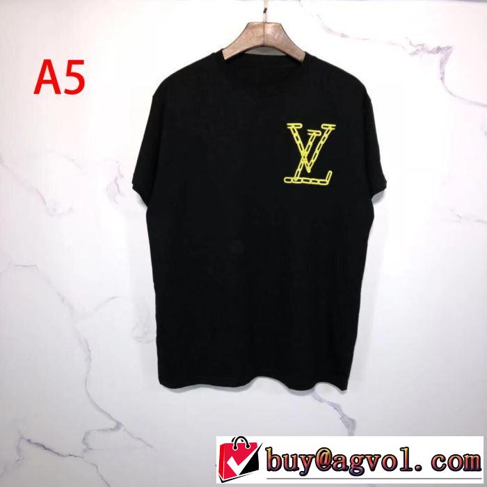 半袖Tシャツ 多色可選 普段使いにも最適なアイテム ルイ ヴィトン LOUIS VUITTON ストリート界隈でも人気