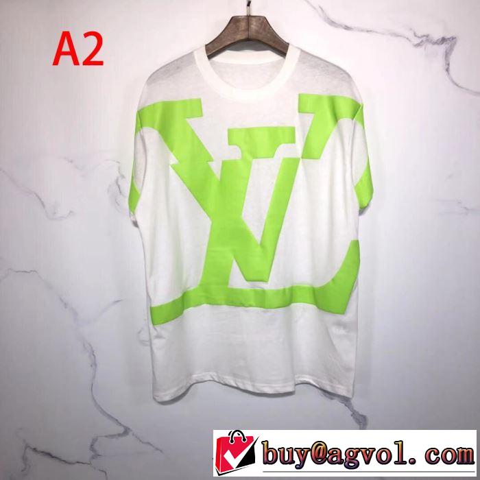 多色可選 どのアイテムも手頃な価格で 半袖Tシャツ ストリート系に大人気 ルイ ヴィトン LOUIS VUITTON