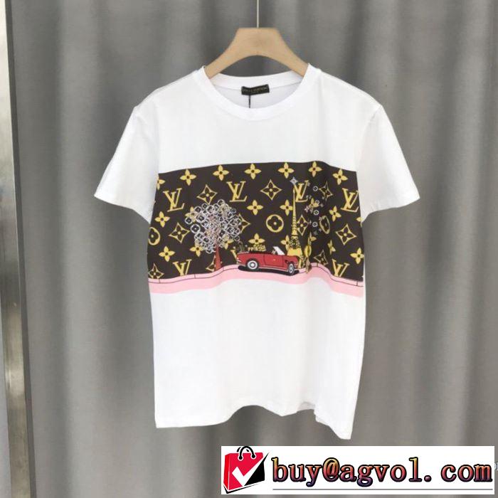 2020春新作 半袖Tシャツ ファッショニスタを中心に新品が非常に人気 ルイ ヴィトン LOUIS VUITTON