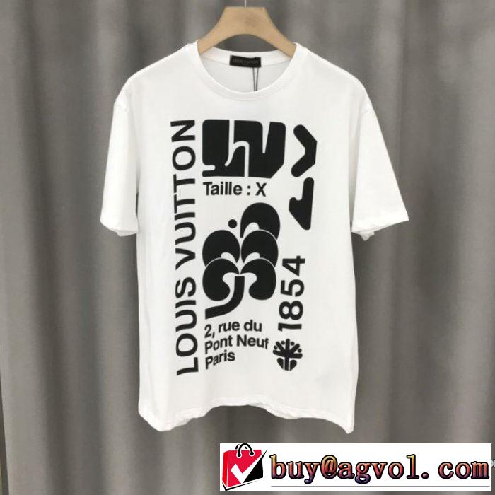 2色可選 限定アイテム特集 半袖Tシャツ ファッションに合わせ ルイ ヴィトン やはり人気ブランド LOUIS VUITTON