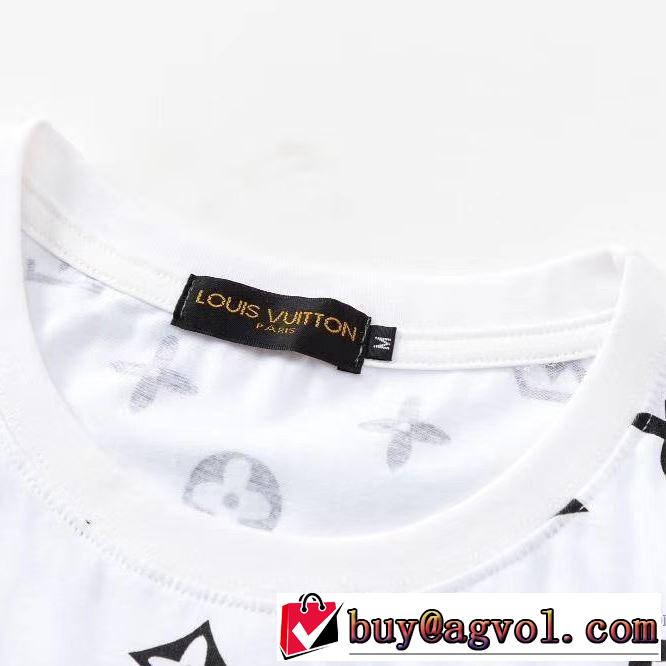 2020年春限定 2色可選 半袖Tシャツ 海外でも人気なブランド ルイ ヴィトン LOUIS VUITTON  海外大人気