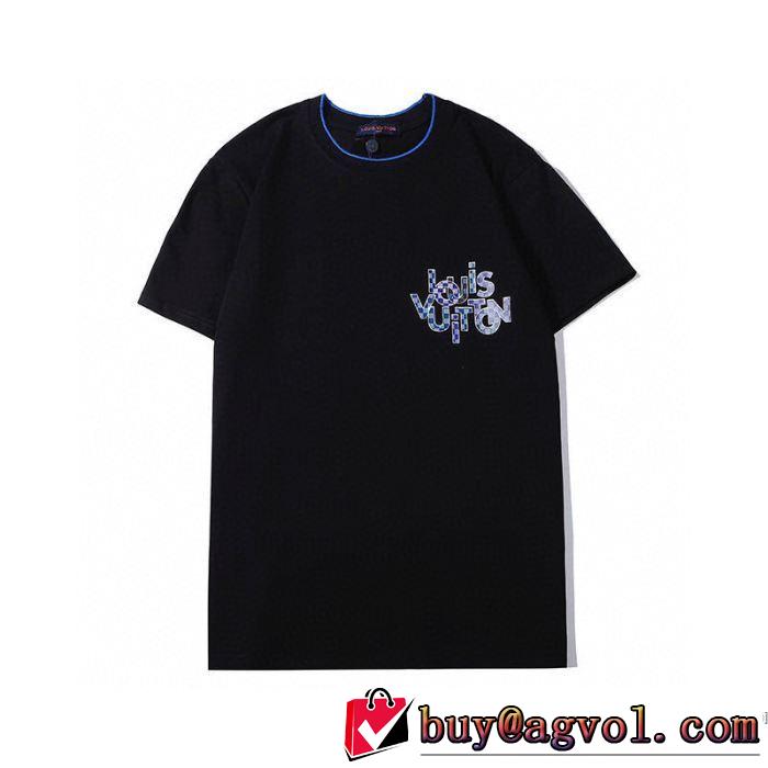 差をつけたい人にもおすすめ 2色可選 ルイ ヴィトン LOUIS VUITTON 春夏コレクション新品 半袖Tシャツ