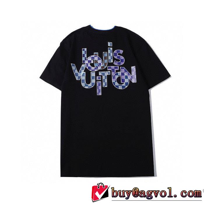 差をつけたい人にもおすすめ 2色可選 ルイ ヴィトン LOUIS VUITTON 春夏コレクション新品 半袖Tシャツ