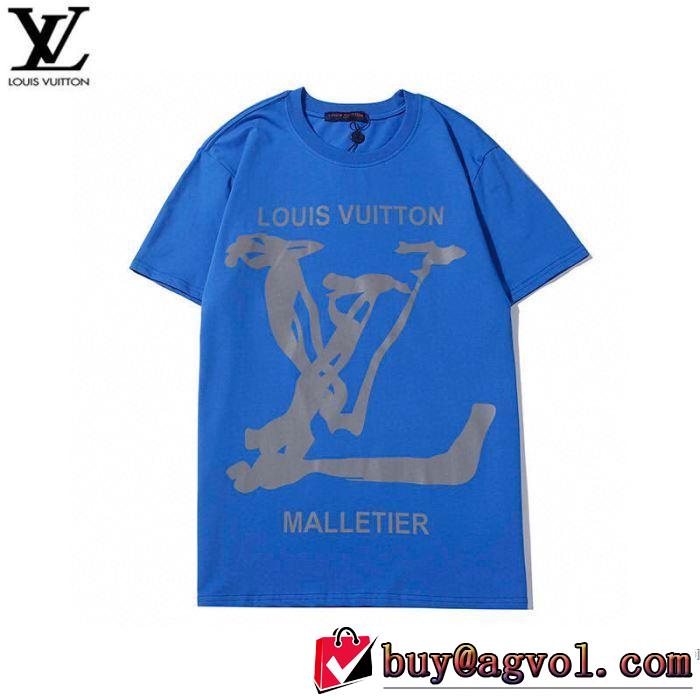 2色可選 ルイ ヴィトン 普段見ないデザインばかり LOUIS VUITTON 半袖Tシャツ 非常にシンプルなデザインな
