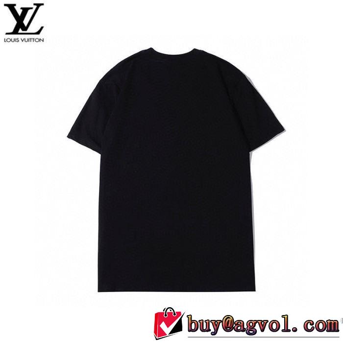 海外でも人気なブランド 2色可選 半袖Tシャツ 幅広いアイテムを展開 ルイ ヴィトン LOUIS VUITTON