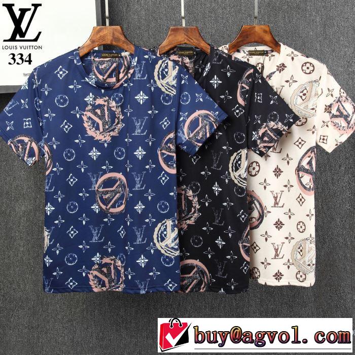 2020年春限定 3色可選 ルイ ヴィトン LOUIS VUITTON 大人の新作こそ 半袖Tシャツ 今なお素敵なアイテムだ